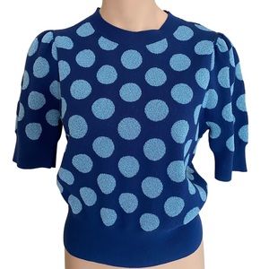 Kate spade metallic polka dot sweater